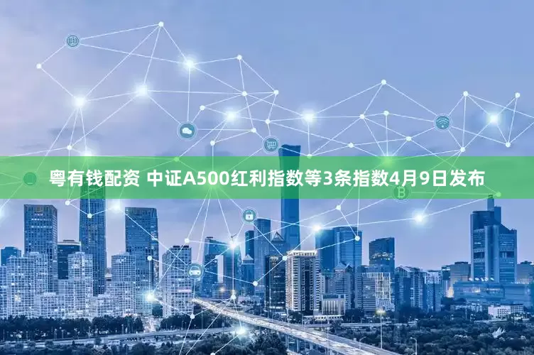 粤有钱配资 中证A500红利指数等3条指数4月9日发布