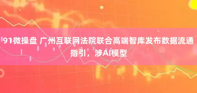 91微操盘 广州互联网法院联合高端智库发布数据流通指引，涉AI模型